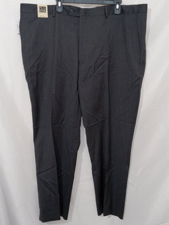 Jos. A. Bank Other - Jos A. Bank 46x30 Tailored Fit 100% Worsted Wool Dress Pants Gray NEW